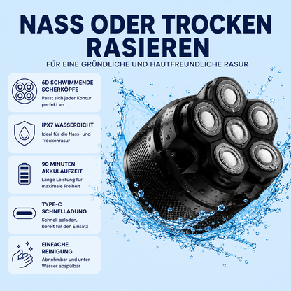 Luxave 6D Rasierer™ | Endlich glatte Haut